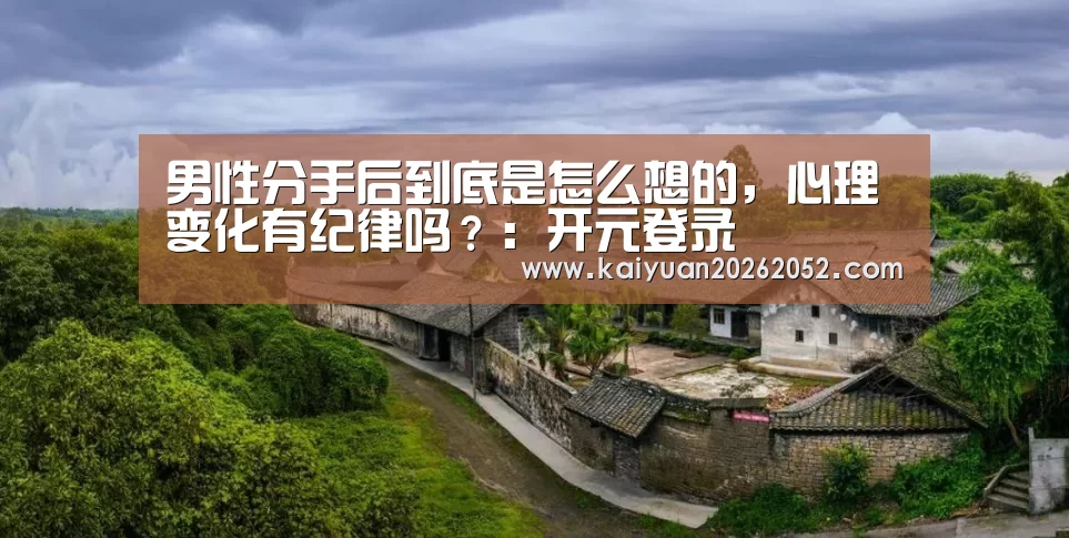 男性分手后到底是怎么想的,心理变化有纪律吗?:开元登录(图2) 开元竞猜